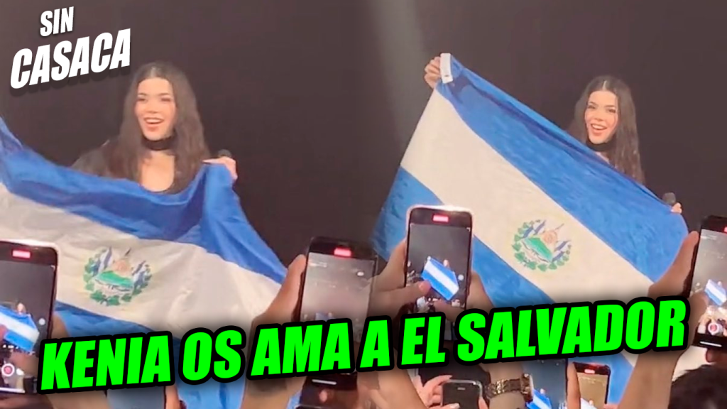 Kenia Os Demostr El Amor Que Le Tiene A El Salvador Y Levant La