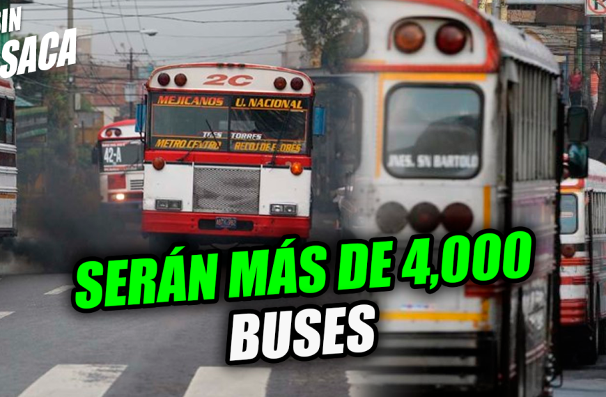 Unidades de transporte antiguas saldrán de circulación en el país