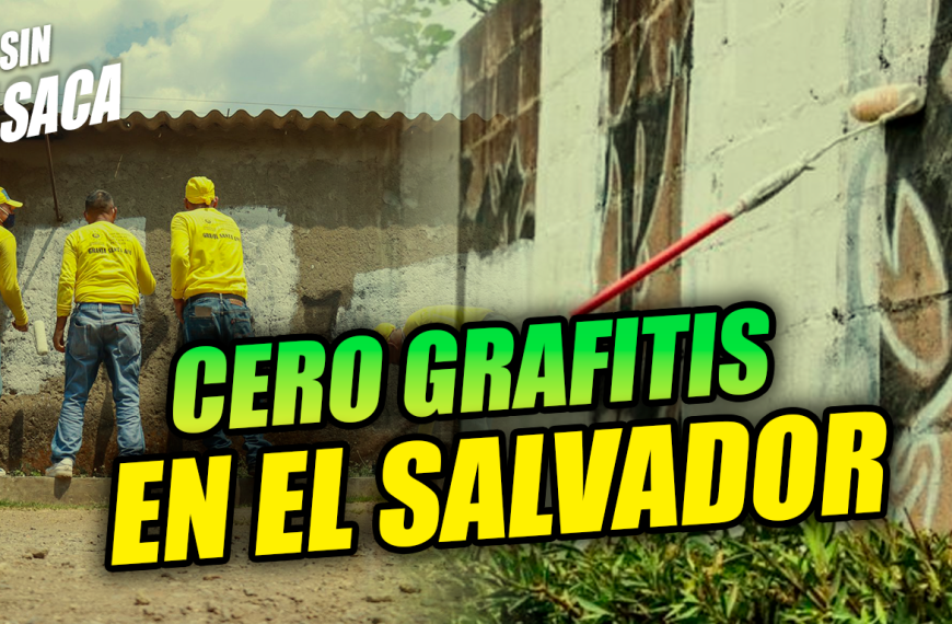 El Salvador lanza campaña Cero Grafitis Terroristas