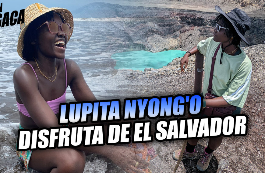 La famosa actriz Lupita Nyong’o subió el volcán de Santa Ana