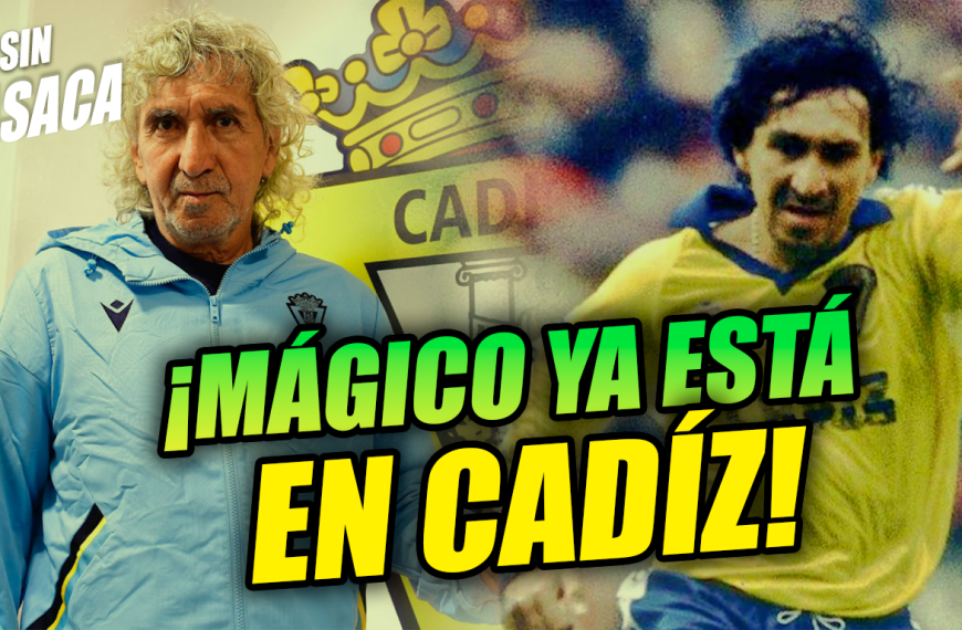 ‘Mágico González’ es recibido por todo lo alto en Cádiz