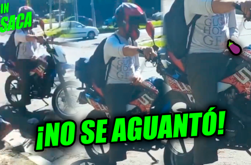 Captan a un hombre m@sturbándose en plena vía pública