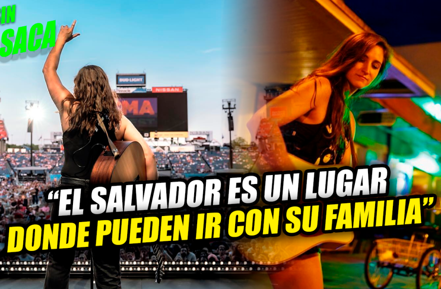 Reconocida cantante de música country invita a extranjeros a conocer las maravillas de la tierra cuscatleca