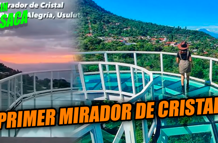 Mirador de cristal en Usulután llama la atención de miles de turistas nacionales y extranjeros