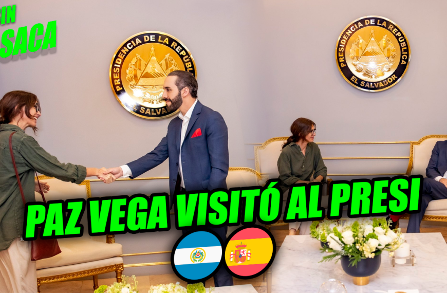 Actriz de Hollywood se reunió con el Presi Nayib Bukele