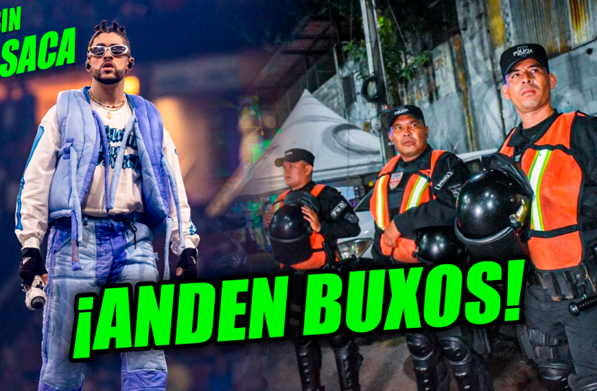 Fuerte dispositivo de seguridad para el concierto de Bad Bunny