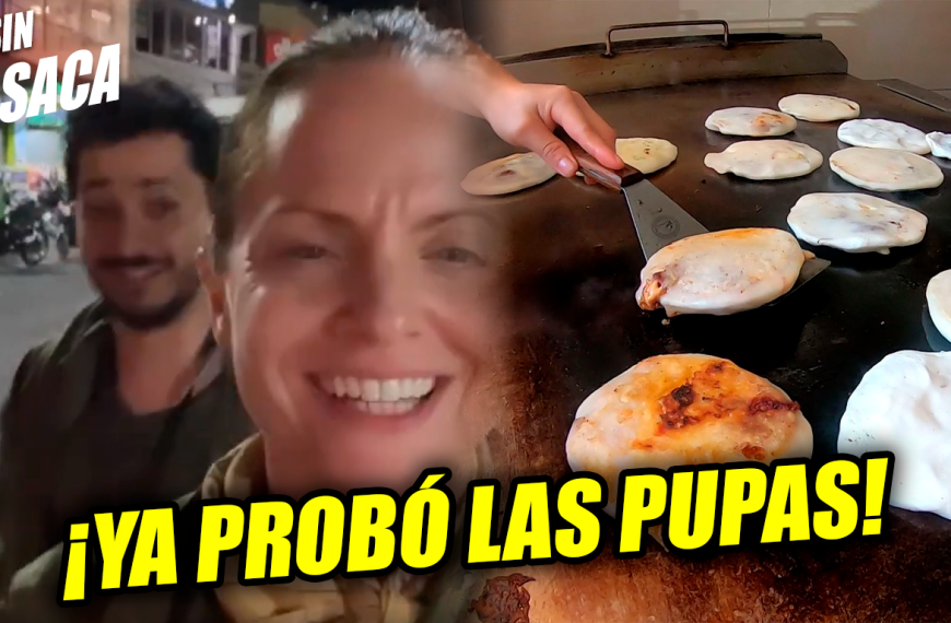 La actriz de American Pie Mena Suvari probó las pupusas en El Salvador