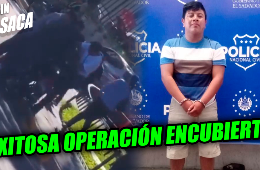 Capturan a extorsionista en flagrancia tras una operación encubierta