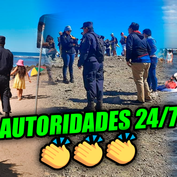 Increíble seguridad de la PNC en playas y sitios turísticos del país