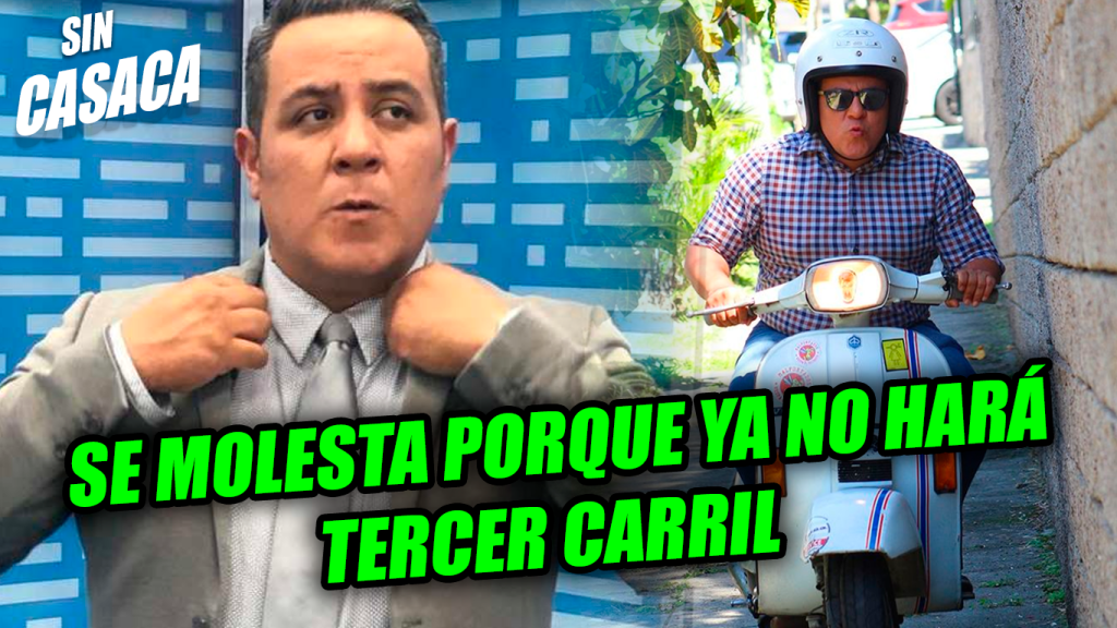 Borrego Saravia se queja de las nuevas leyes de tránsito porque los…