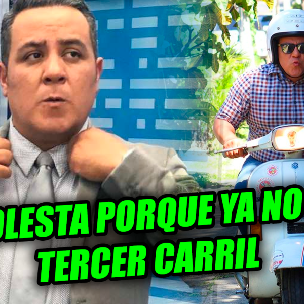 Borrego Saravia se queja de las nuevas leyes de tránsito porque los motociclistas…