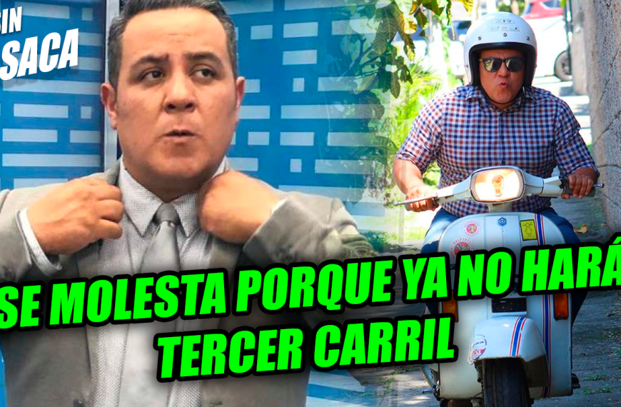 Borrego Saravia se queja de las nuevas leyes de tránsito porque los motociclistas ya no podrán hacer…