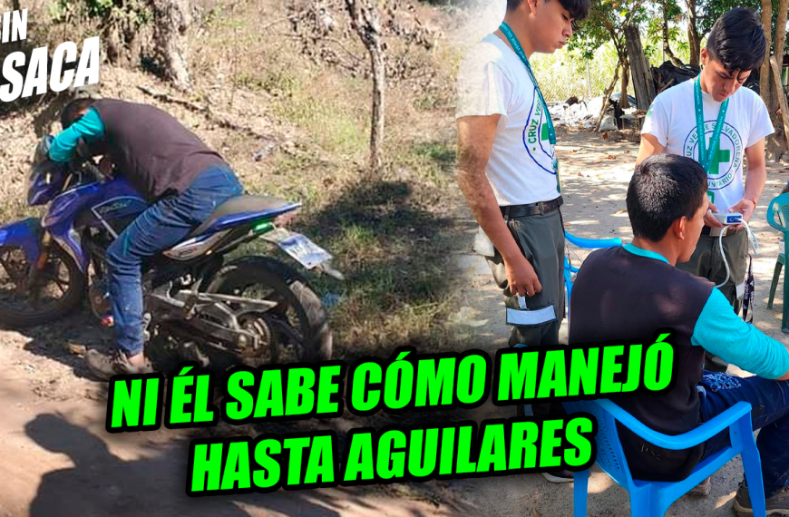 Estaba bolo y se quedó dormido en su motocicleta bajo el sol por…