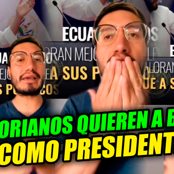 Ecuatorianos valoran más a Nayib Bukele que a su propio presidente 