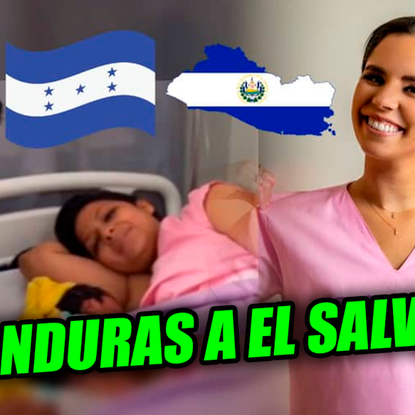 Familia hondureña se vino a El Salvador para tener acá a su hijo…