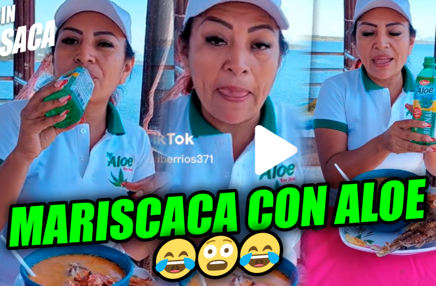 Yanira Berríos se fue a playa a echarse una mariscada acompañada de un riquísimo Aloe Vera