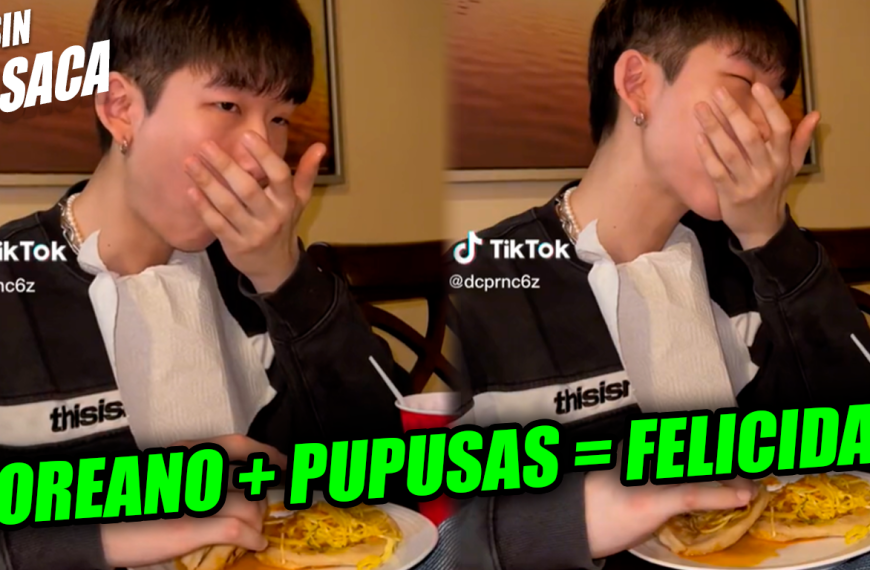 Coreano probó las pupusas por primera vez y quedó enamorado que se chupó hasta los dedos