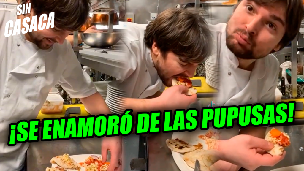 Reconocido chef italiano probó las pupusas por primera vez y ahora se…