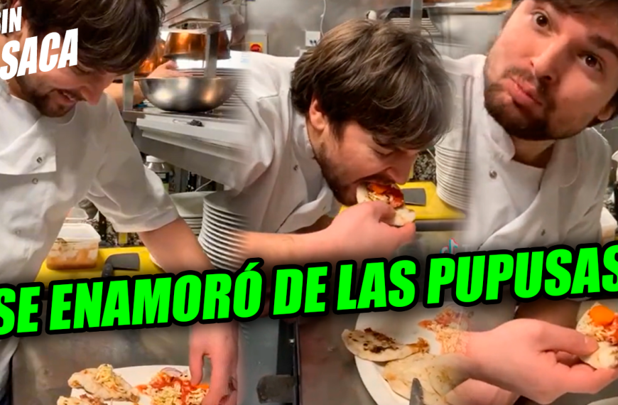 Reconocido chef italiano probó las pupusas por primera vez y ahora se quiere venir a vivir a…