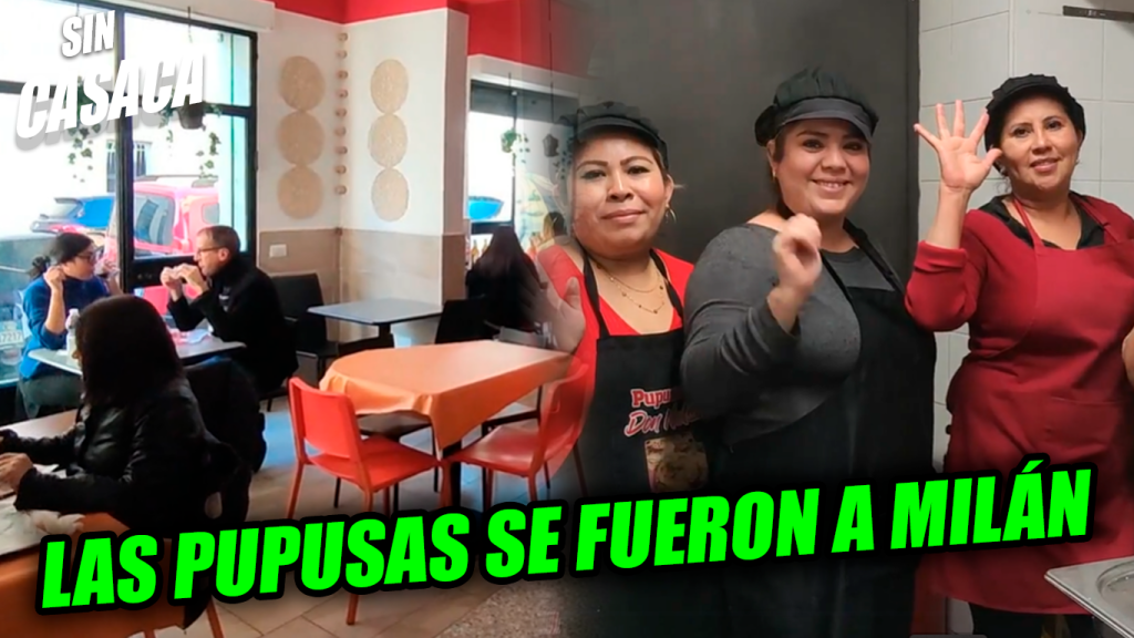 Salvadoreños cumplieron el sueño de llevar las pupusas a Milán, Italia