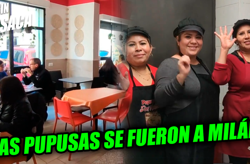 Salvadoreños cumplieron el sueño de llevar las pupusas a Milán, Italia