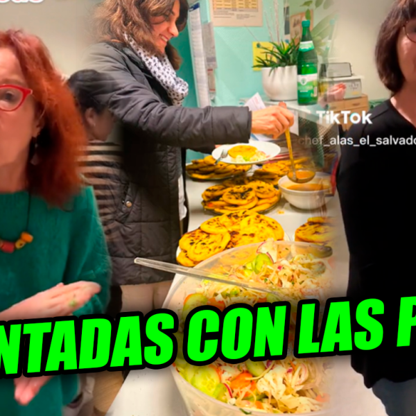 Alemanas aprendieron a echar pupusas y ahora no dejan de comerlas
