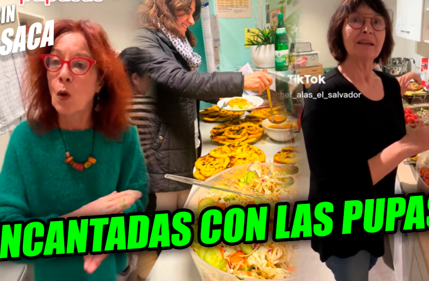 Alemanas aprendieron a echar pupusas y ahora no dejan de comerlas