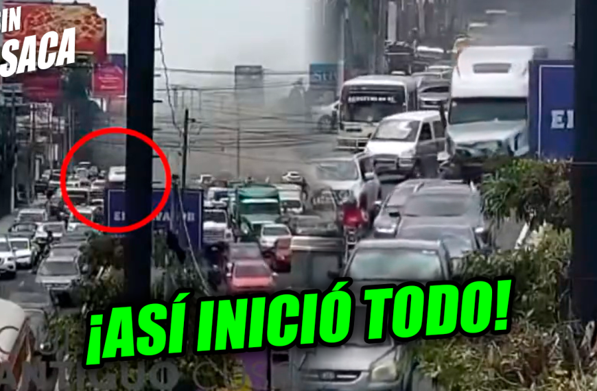 VIDEO: Así fue como inició el accidente de tránsito en Los Próceres