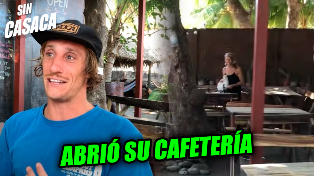 Surfista canadiense abrió una cafetería en El Salvador y asegura que fue…