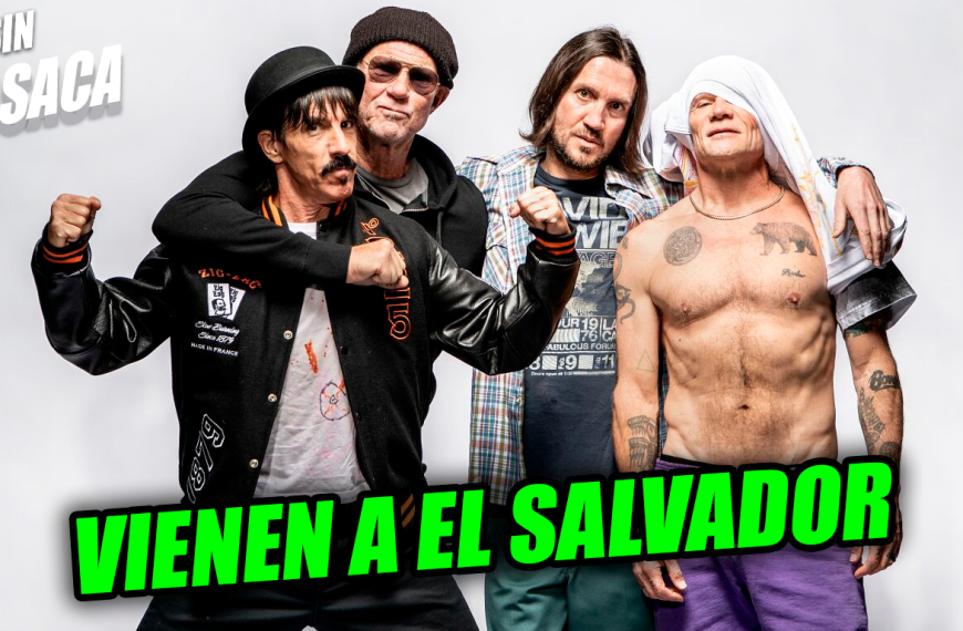 La icónica banda de rock Red Hot Chili Peppers vendrá a El Salvador