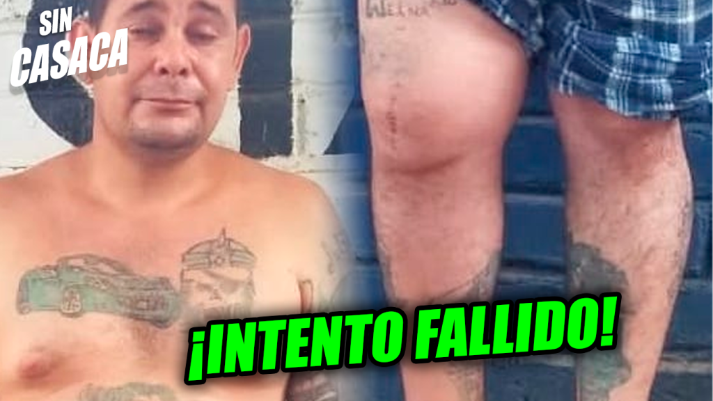 Se quiso pasar de listo ocultando sus tatuajes de pandillas por unos…