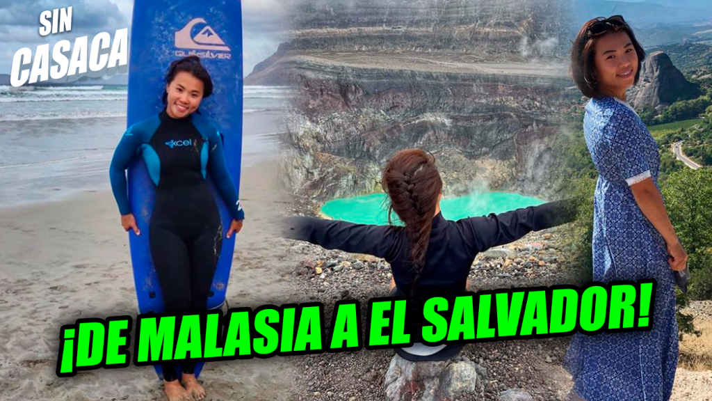 Turista de Malasia escuchó hablar de El Salvador y tomó un vuelo…