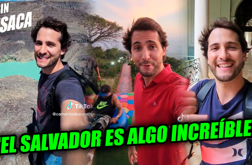 Youtuber mexicano emprendió una aventura en El Salvador y ahora no quiere irse del país