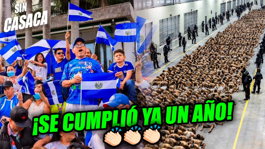 Salvadoreños aplauden y agradecen el Régimen de Excepción, el cual hoy cumple…