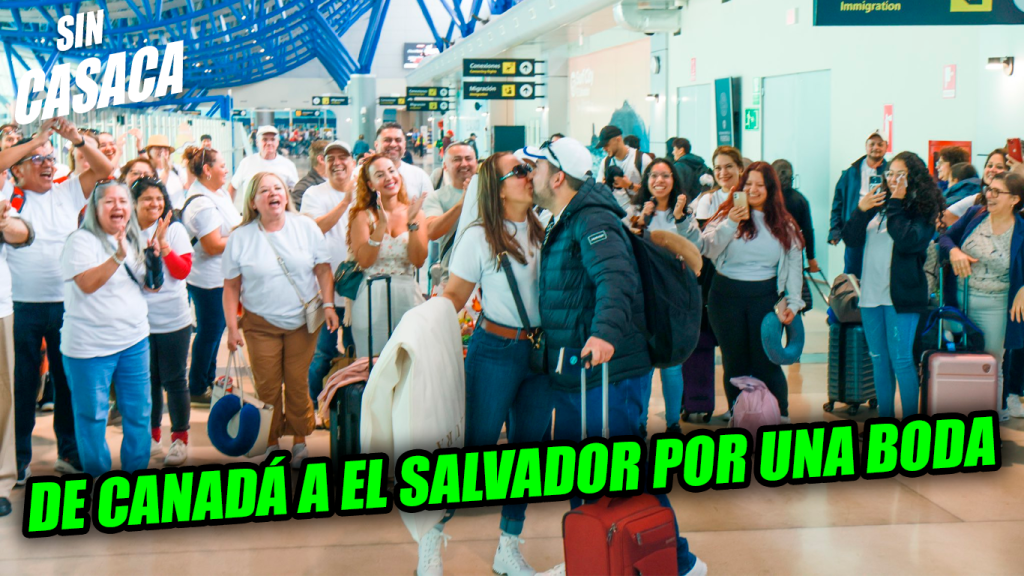 Decidieron hacer su boda en El Salvador y se trajeron un vuelo…