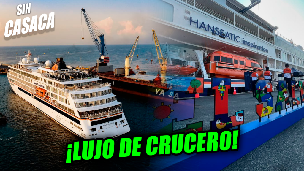 Lujoso crucero alemán llega a El Salvador con casi 400 turistas extranjeros…