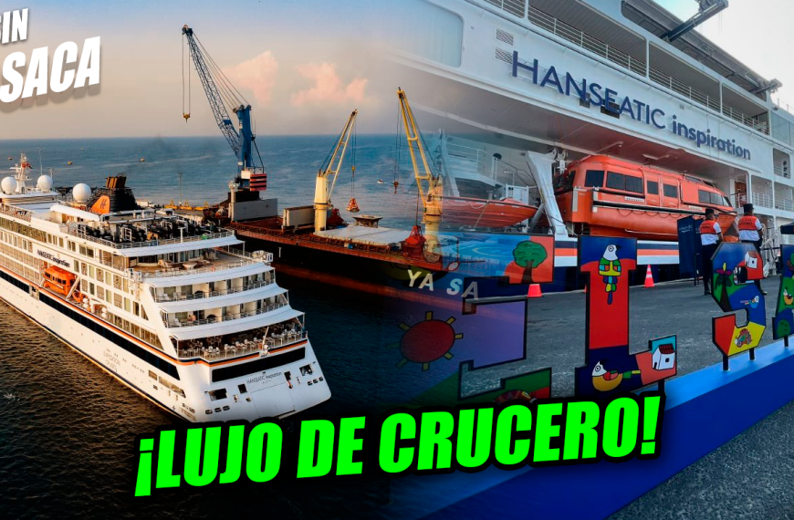 Lujoso crucero alemán llega a El Salvador con casi 400 turistas extranjeros que explorarán el pulgarcito