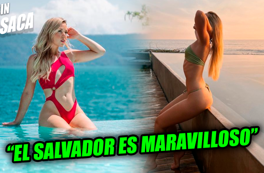 Modelo finlandesa ama el calorcito de las playas de El Salvador en esta temporada de vacaciones