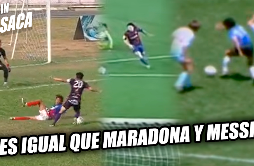 Salvadoreños comparan el gol de Leonardo Menjívar con el de Maradona y Messi