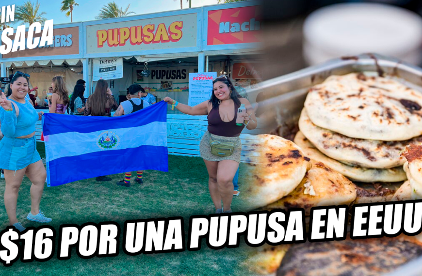 Se pasan de la raya en el Festival de Coachella en California vendiendo cada pupusa en 16…