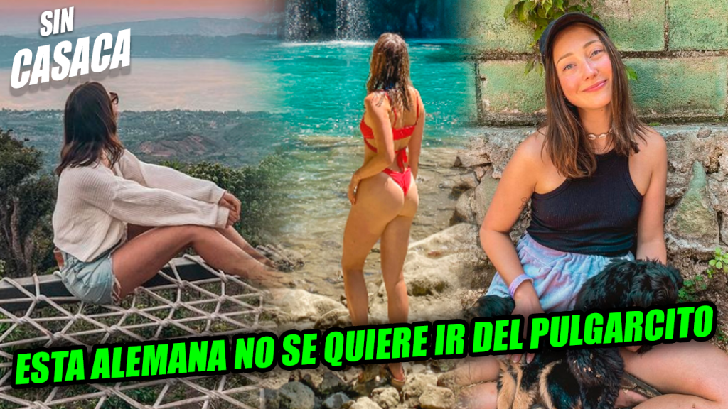 Así disfruta sus vacaciones en El Salvador esta hermosa modelo alemana