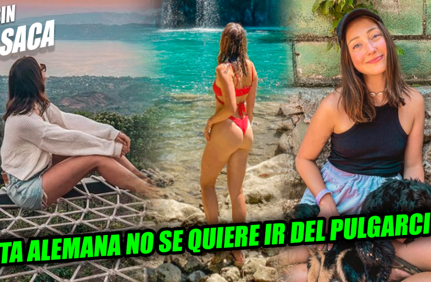 Así disfruta sus vacaciones en El Salvador esta hermosa modelo alemana