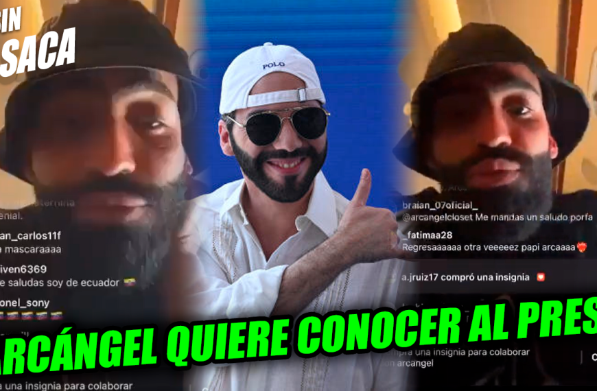 Arcángel revela su deseo de conocer al Presi Bukele y tomarse una con él