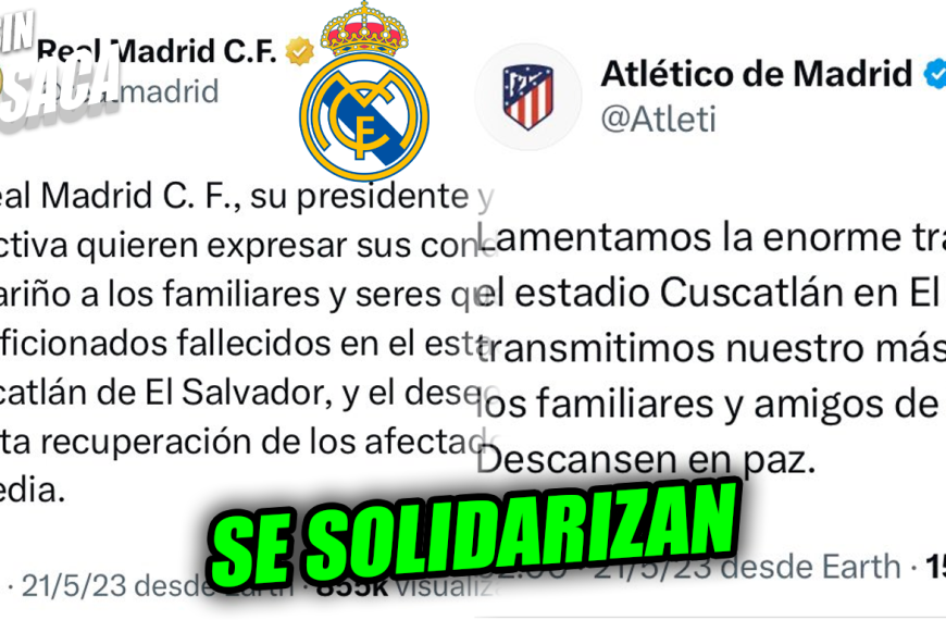 Real Madrid y Atlético de Madrid expresan sus condolencias a los familiares de los aficionados fallecidos en…