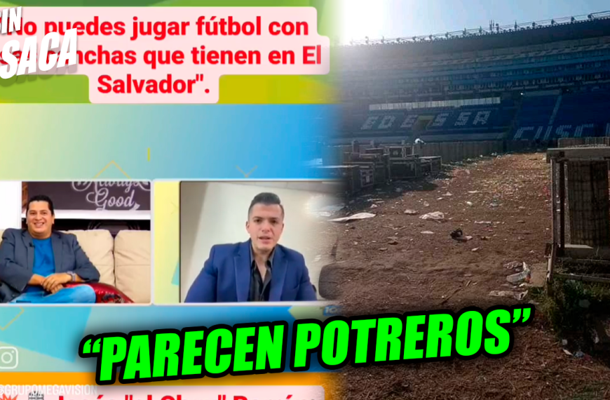 Reconocido analista mexicano se burla del estado de las canchas de fútbol de El Salvador