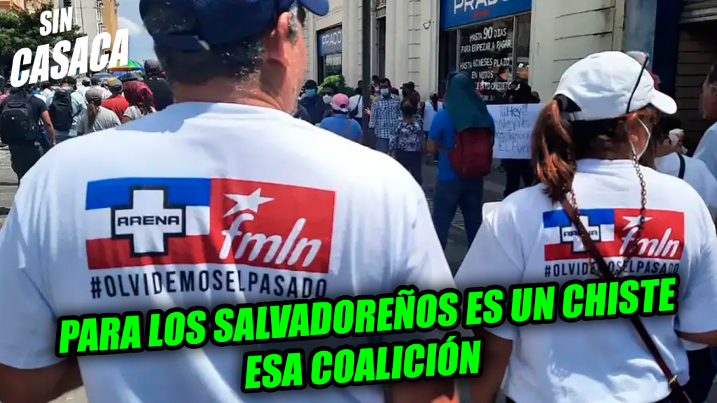 Salvadoreños toman a burla la coalición de ARENA y FMLN para las…