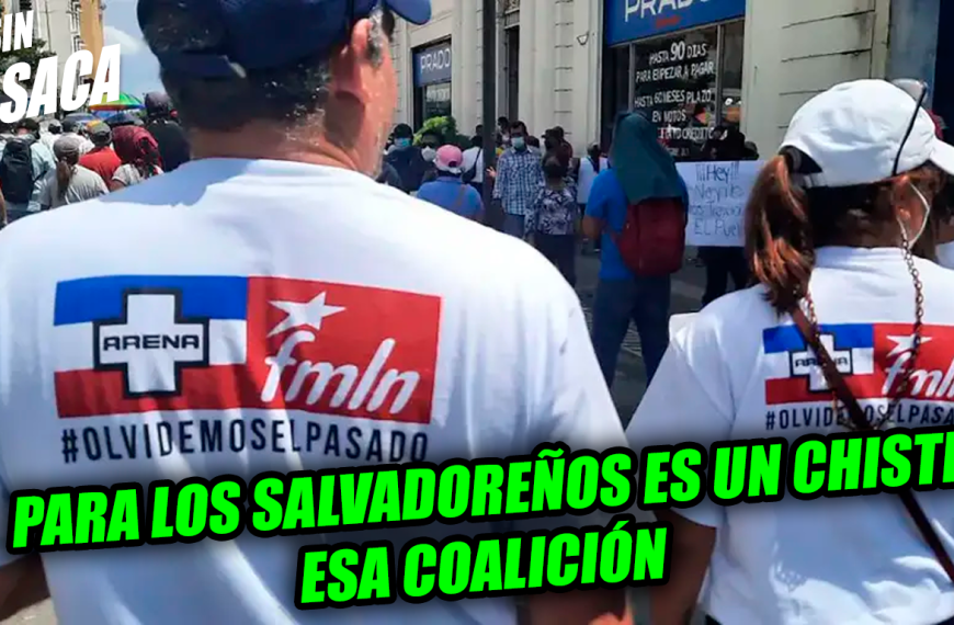 Salvadoreños toman a burla la coalición de ARENA y FMLN para las próximas elecciones presidenciales