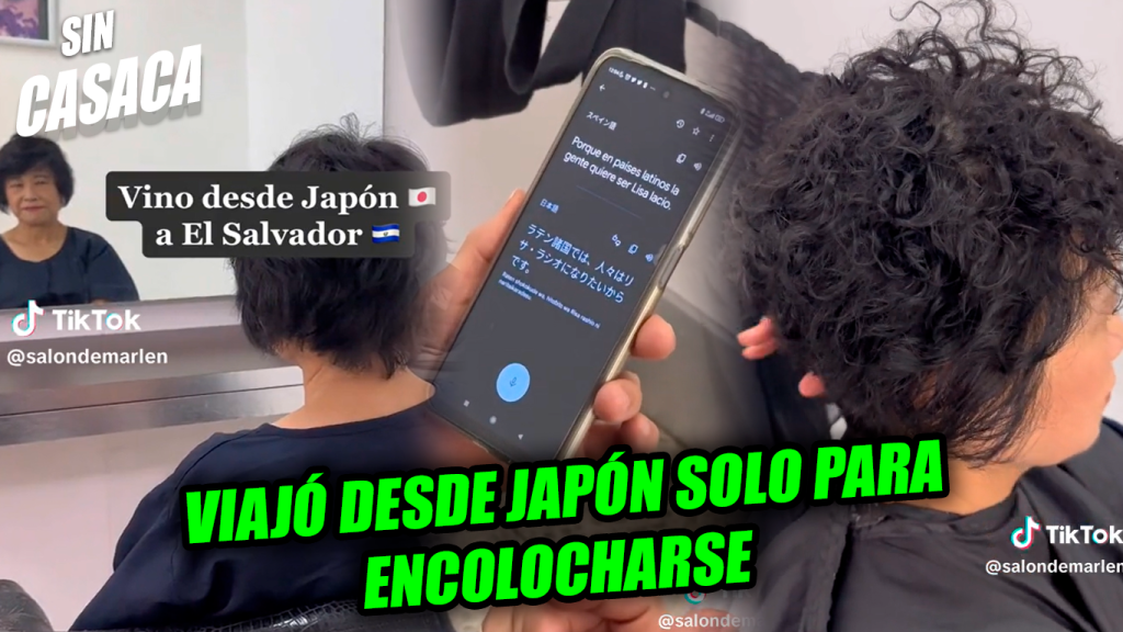 Japonesa decidió venirse a El Salvador solo para cambiar el look de…