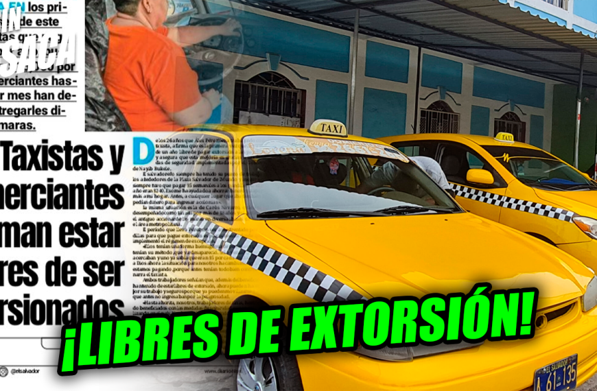 Los taxistas y comerciantes aseguran estar felices y tranquilos porque ya no son extorsionados