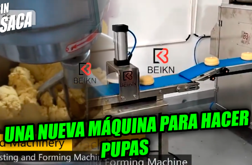 Inventan una máquina para hacer pupusas